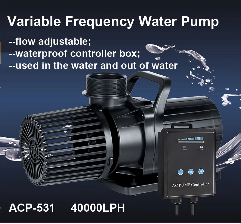 Aquarium Water Pump Amphibious with Sine-Wave Controller Waterproof 40000lph