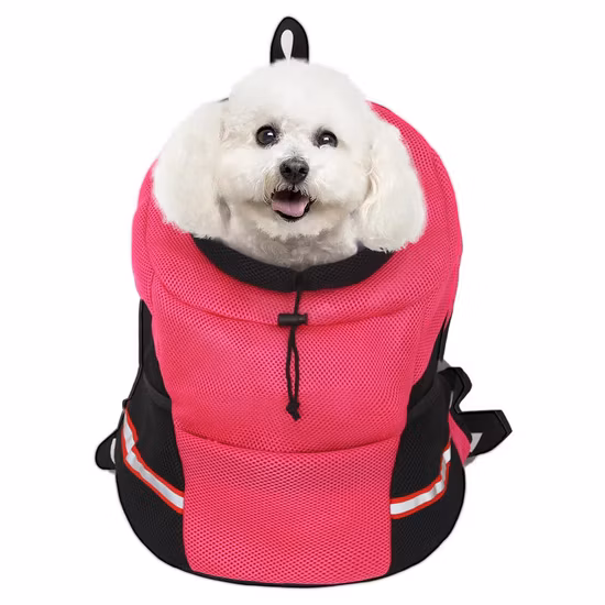 工場直接供給ポータブル猫犬バックパック通気性チェストバッグペットキャリア