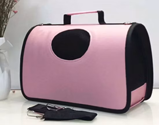 ソリッドカラーのオックスフォード生地犬用トラベルキャリア犬用キャリアハンドバッグペット製品
