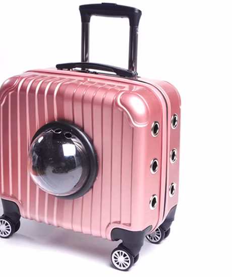 16 インチ ポータブル ユニバーサル トロリー ケース 猫 犬 荷物 ペット キャリア